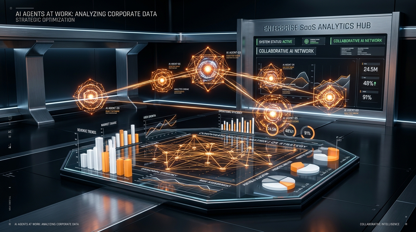 Réseau d'agents IA collaboratifs Geniolink